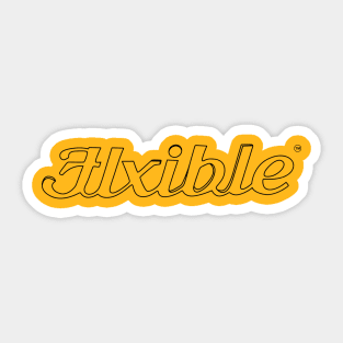 Flxible Script from Timeless Art Deco Period Sticker